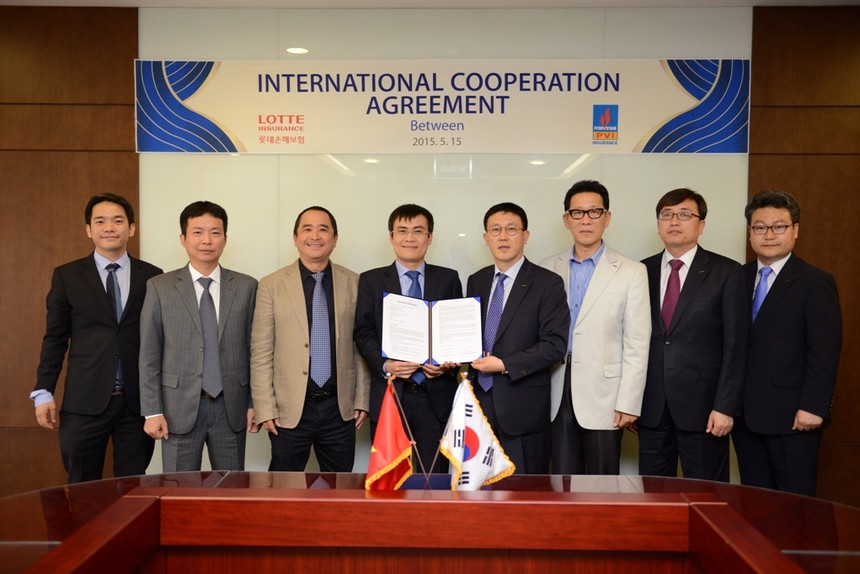 Bảo hiểm PVI bắt tay với Bảo hiểm Lotte Hàn Quốc
