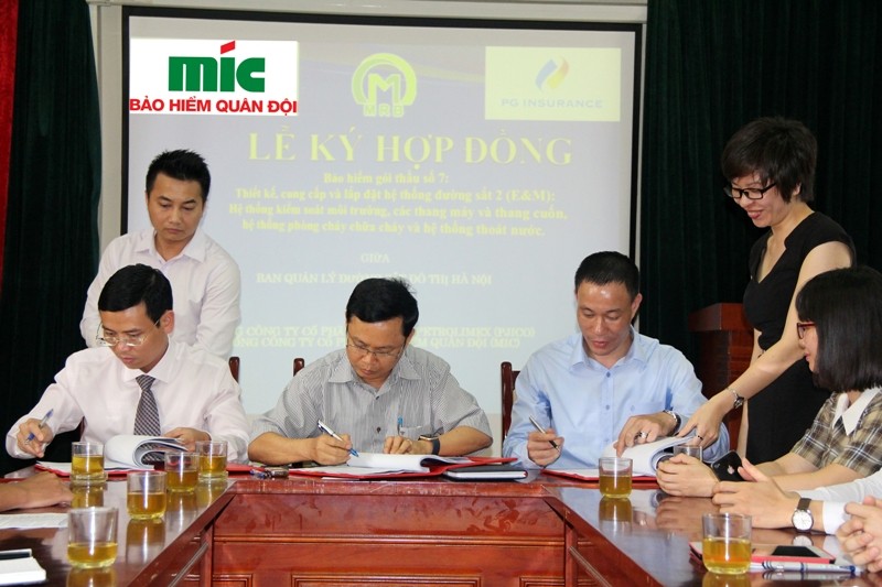 MIC và PJICO bảo hiểm cho Gói thầu số 7 tuyến metro Nhổn - Ga Hà Nội