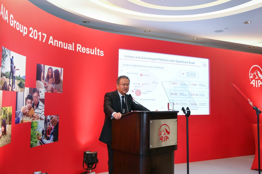 Ông Ng Keng Hooi, Chủ tịch kiêm Tổng Giám đốc Tập đoàn AIA: “ Chúng tôi tin tưởng vào triển vọng kinh doanh của Tập đoàn AIA” 
