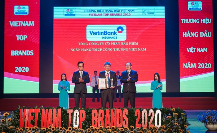 Bảo hiểm VietinBank đạt Top 10 thương hiệu hàng đầu Việt 