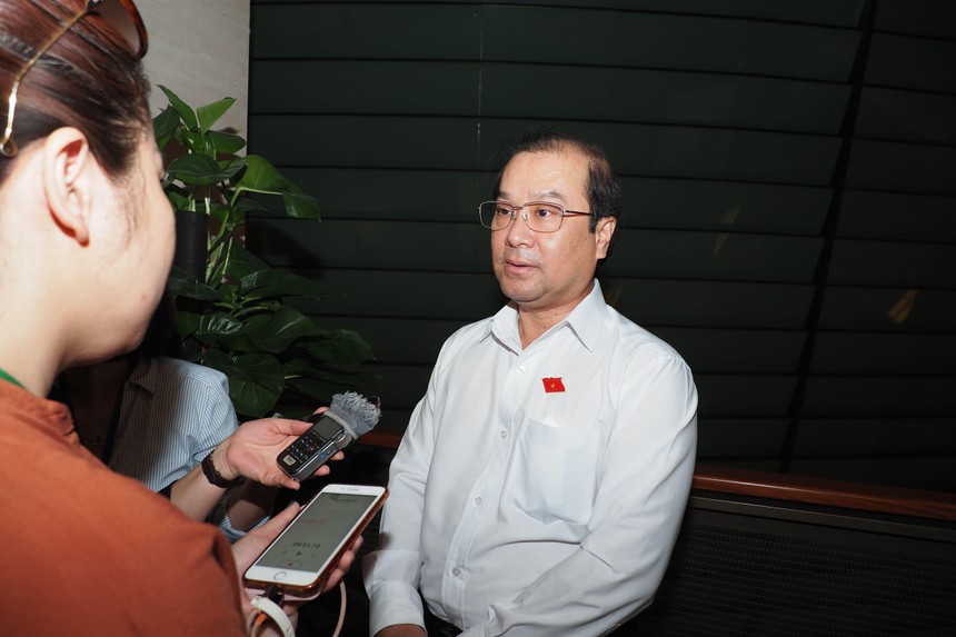 Đại biểu Quốc hội Trình Lam Sinh (đoàn An Giang) - Ảnh: M.Minh