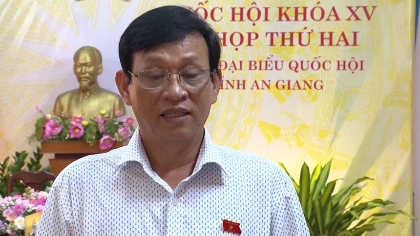 Ông Nguyễn Văn Thạnh khi còn là đại biểu Quốc hội tỉnh An Giang (Ảnh: quochoi.vn)