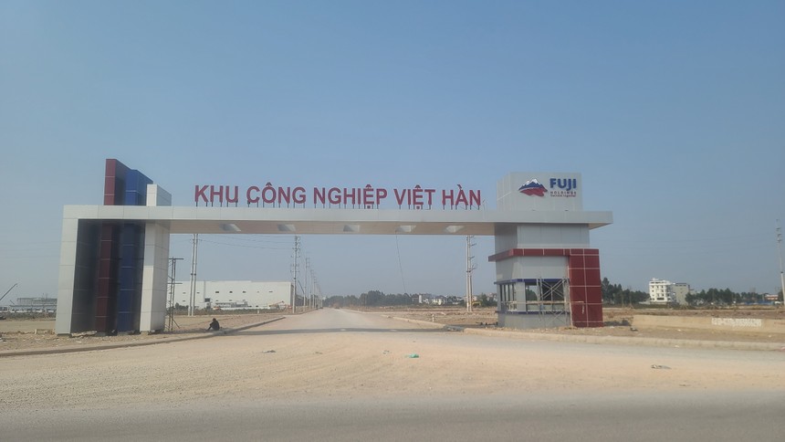 Dự án khu công nghiệp Việt Hàn cũng do Công ty TNHH Phát triển Fuji Phúc Long là nhà đầu tư