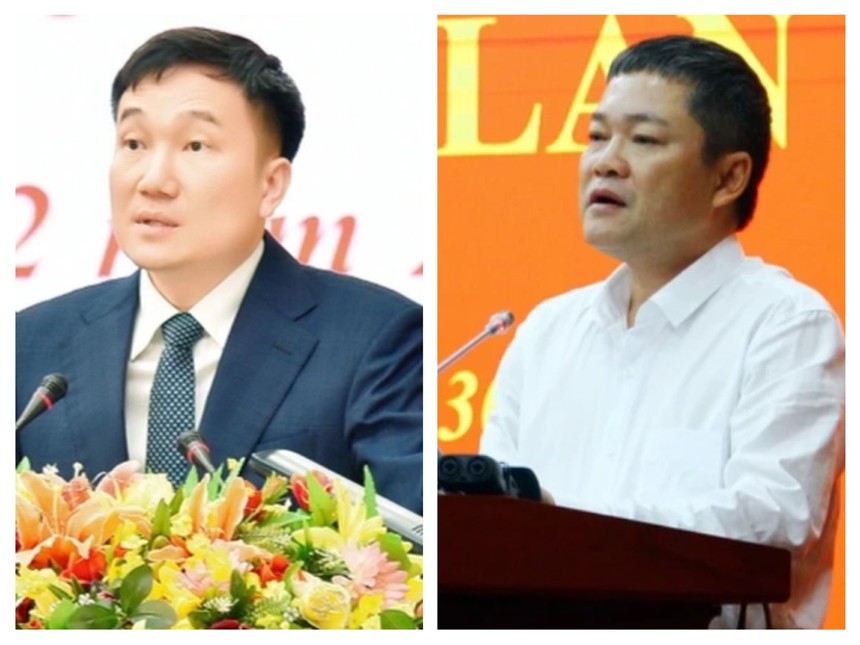 Ông Nguyễn Tuấn Anh và Phan Phong Phú, Phó Chủ tịch UBND tỉnh Gia Lai và Quảng Bình.