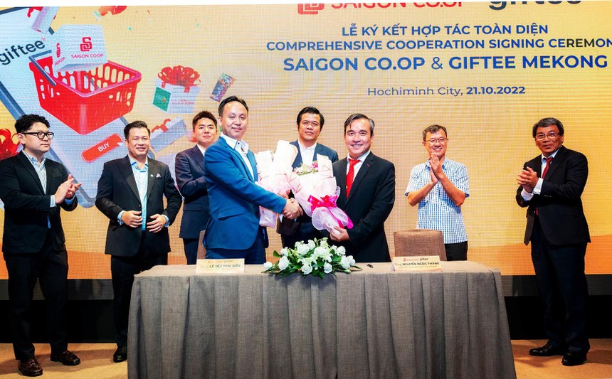 Saigon Co.op hợp tác với Giftee Mekong ra mắt phiếu mua hàng điện tử