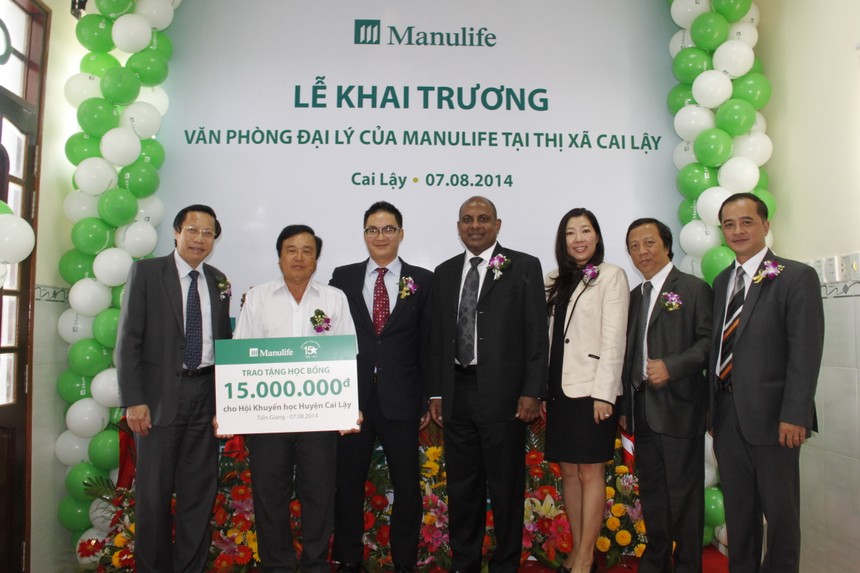 Manulife Việt Nam khai trương Văn phòng giao dịch mới tại tỉnh Tiền Giang