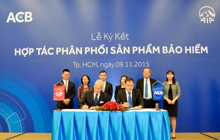 ACB và AIA Việt Nam hợp tác triển khai sản phẩm bancassurance