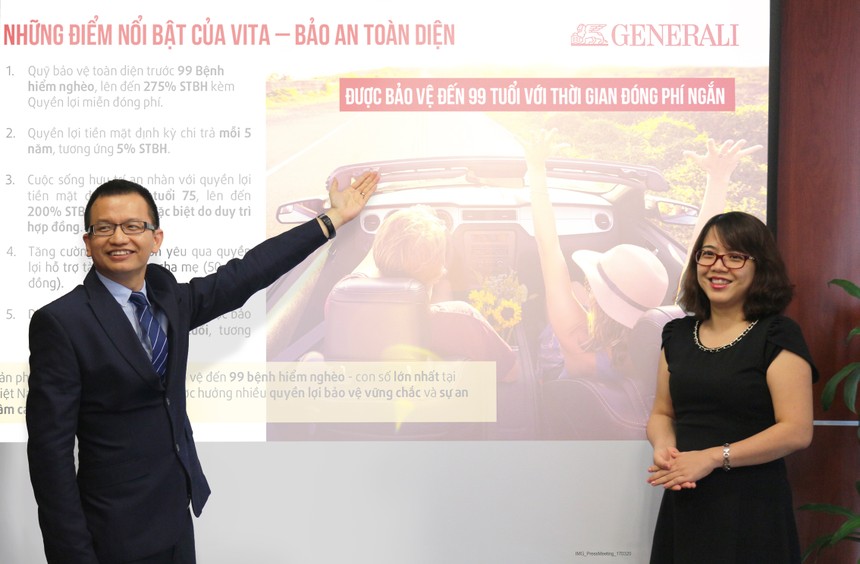 Generali Việt Nam ra mắt sản phẩm VITA - Bảo An toàn diện