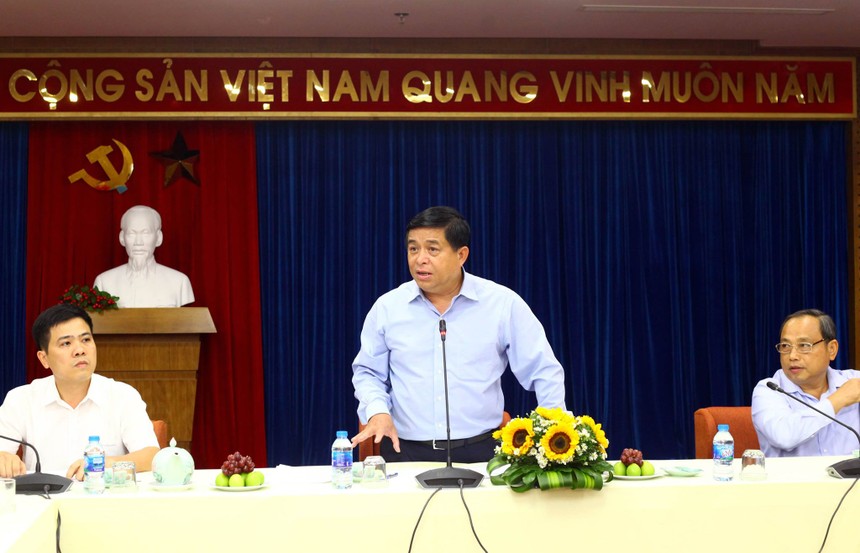 Bộ trưởng Bộ Kế hoạch và Đầu tư Nguyễn Chí Dũng (ảnh: Lê Toàn)