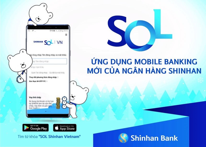 Ngân hàng Shinhan ra mắt ứng dụng Mobile Banking