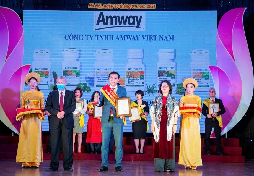 Amway Việt Nam lần thứ 8 nhận giải thưởng “Sản phẩm vàng vì sức khoẻ cộng đồng”