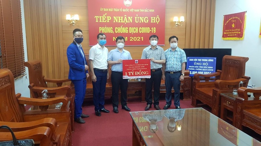 Bảo Minh ủng hộ 2 tỷ đồng cho Bắc Ninh và Bắc Giang để phòng chống dịch Covid-19