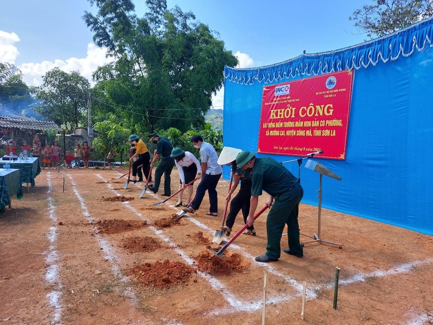 BIC tài trợ xây dựng điểm trường cho trẻ em vùng cao tại Sơn La