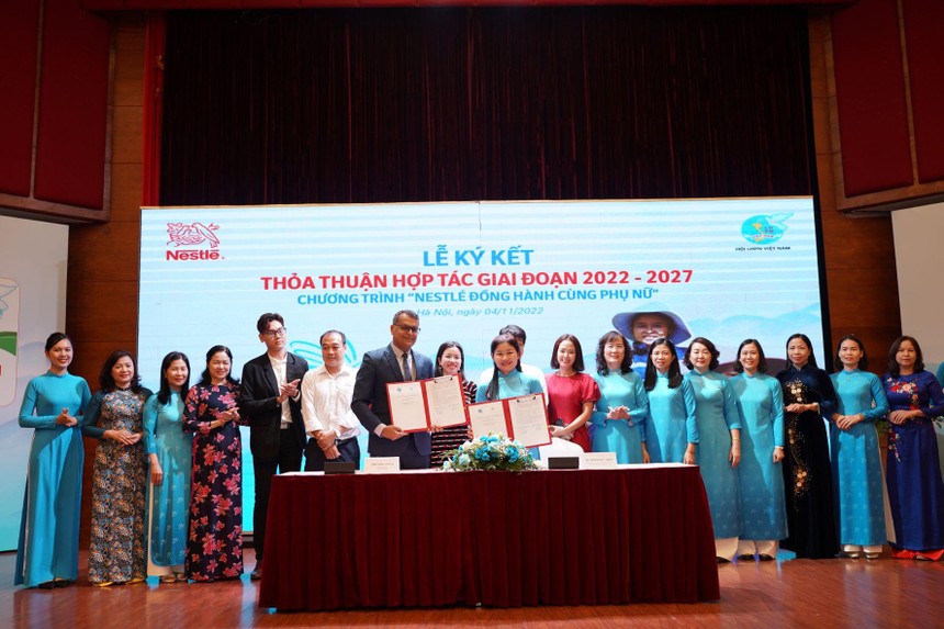 Nestlé Việt Nam và Hội Liên hiệp Phụ Nữ Việt Nam ký thỏa thuận hợp tác giai đoạn 2022 – 2027