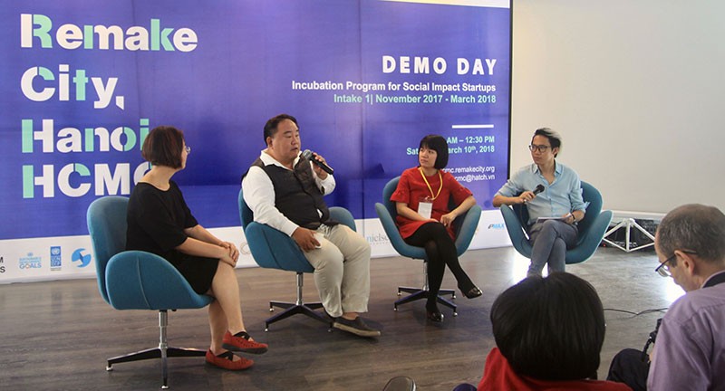 3 startup đầu tiên của Chương trình Remake City được giới thiệu để gọi vốn