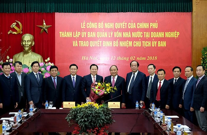 Ủy ban Quản lý vốn Nhà nước chính thức thành lập vào tháng 2/2018. Nguyên Bí thư tỉnh Cao Bằng Nguyễn Hoàng Anh được cử làm Chủ tịch Ủy ban.