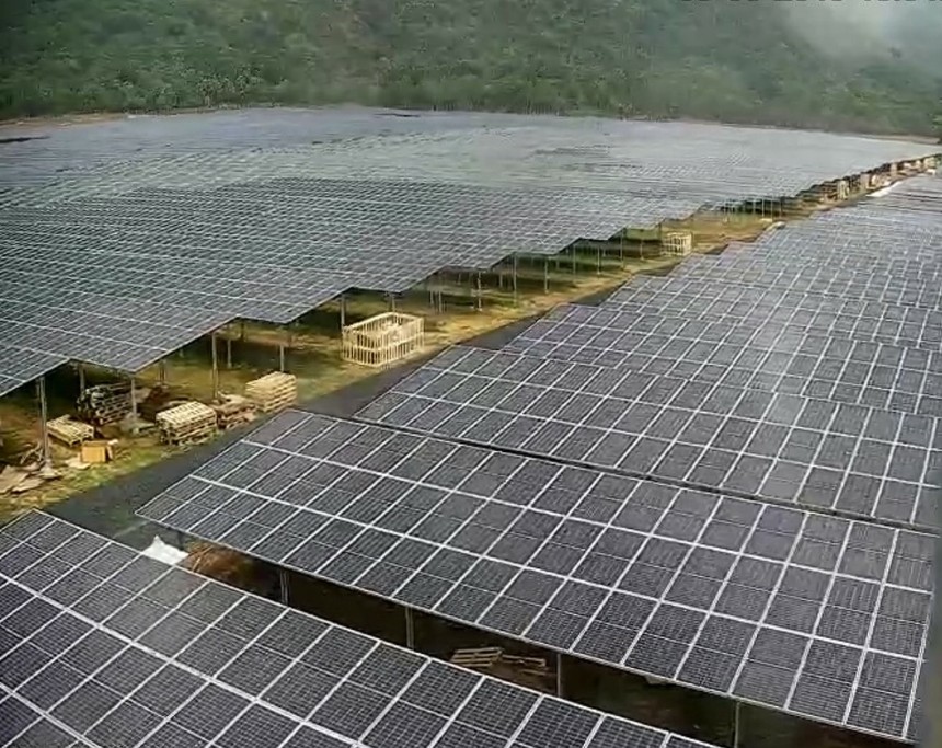 Nhà máy điện mặt trời Sao Mai Solar PV1 hoàn thành 90%
