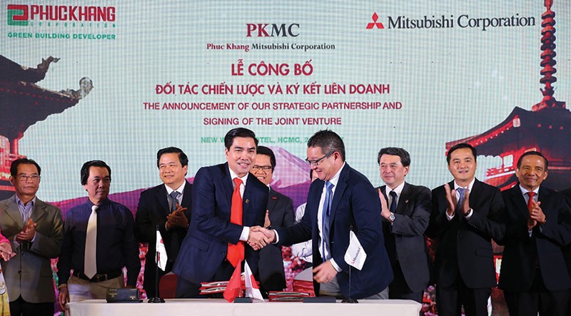 Phúc Khang hợp tác với Mitsubishi để phát triển các dự án bất động sản xanh.