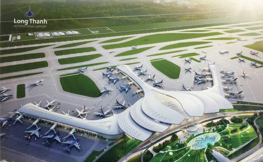 Dự án Sân bay Long Thành có công suất dự kiến 100 triệu hành khách và 5 triệu tấn hàng hóa mỗi năm, được chia làm 3 giai đoạn.