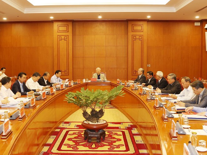 Cuộc họp của Thường trực Ban Chỉ đạo Trung ương về phòng, chống tham nhũng.