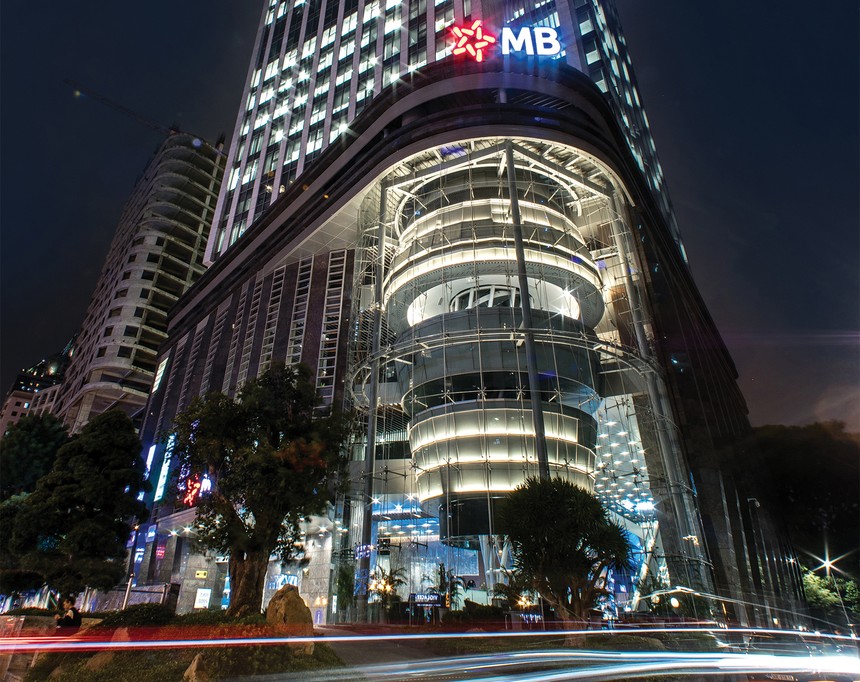 Trụ sở mới của MB sau khi Ngân hàng chuyển mình thành công và khẳng định vị thế hàng đầu về ngân hàng số tại Việt Nam