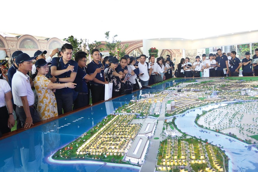 Lễ mở bán dự án Aqua City của Novaland tại Đồng Nai. Ảnh: Lê Toàn