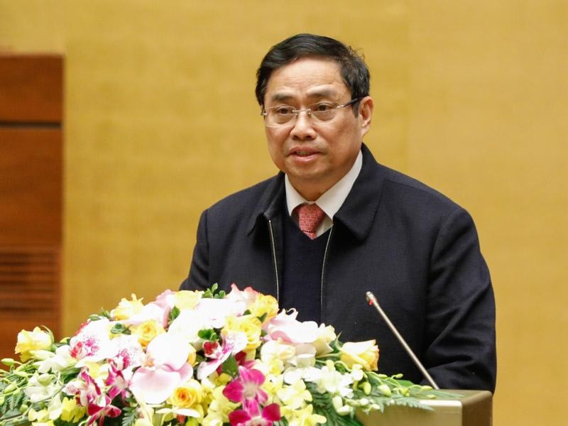 Trưởng ban Tổ chức Trung ương Phạm Minh Chính nêu điểm mới trong hướng dẫn công tác nhân sự (Ảnh MA)