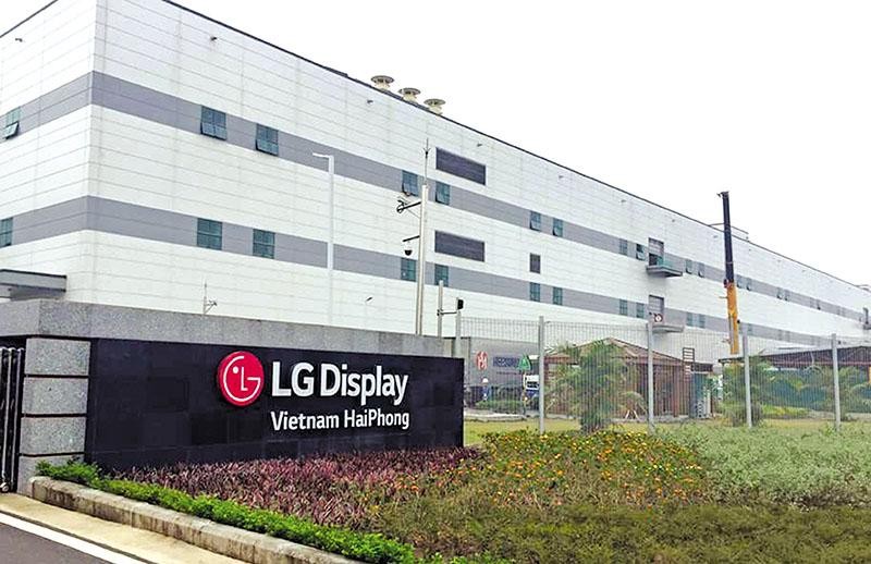Dự án LG Display tại Hải Phòng đã 4 lần tăng vốn đầu tư.