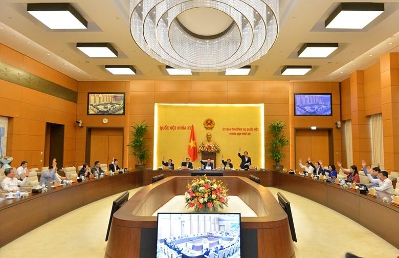 Ủy ban Thường vụ Quốc hội biểu quyết thông qua đề án mở rộng thành phố Huế.