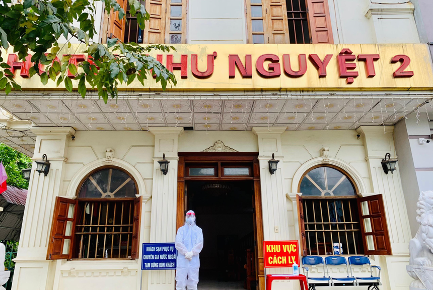 Khách sạn Như Nguyệt 2- nơi phát hiện 5 ca mắc Covid-19 biến thể mới tại Ấn Độ.