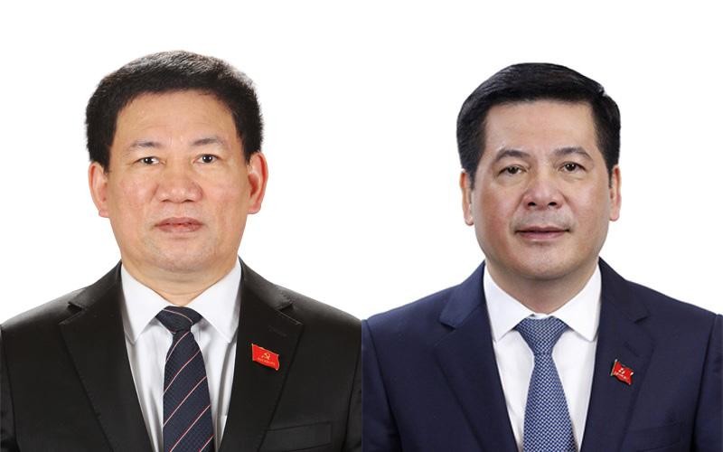 Bộ trưởng Hồ Đức Phớc và Bộ trưởng Nguyễn Hồng Diên
