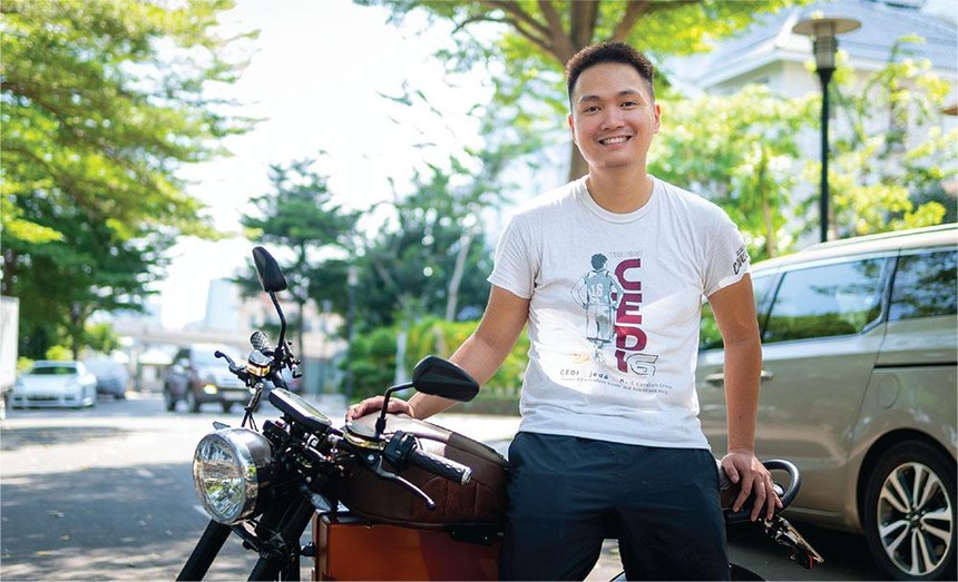 Nguyễn Bá Cảnh Sơn, sáng lập, kiêm CEO Dat Bike.