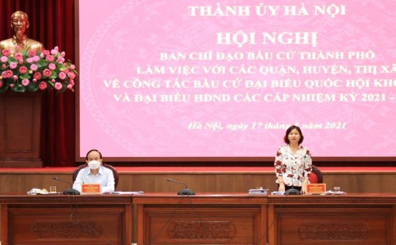 Phó Bí thư Thường trực Thành ủy Nguyễn Thị Tuyến phát biểu kết luận hội nghị