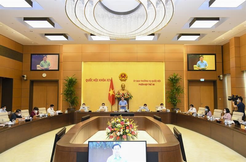 Một phiên họp của Uỷ ban Thường vụ Quốc hội - (Ảnh Quochoi.vn)