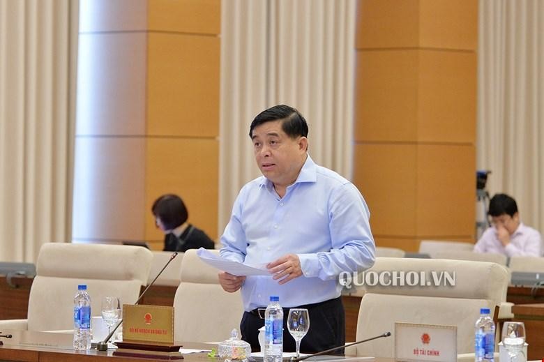 Bộ trưởng Bộ Kế hoạch và Đầu tư Nguyễn Chí Dũng (Ảnh Quochoi.vn)