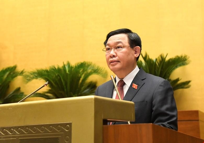 Chủ tịch Quốc hội khoá XIV Vương Đình Huệ tiếp tục được Ủy ban Thường vụ Quốc hội khóa XIV trình Quốc hội bầu làm Chủ tịch Quốc hội nhiệm kỳ 2021 - 2026.