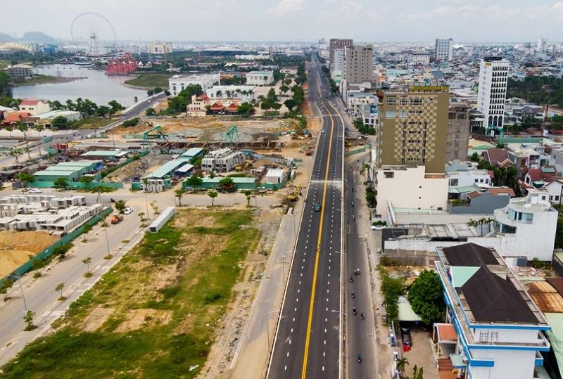 Nút giao thông cầu Trần Thị Lý là công trình trọng điểm của TP.Đà Nẵng.
