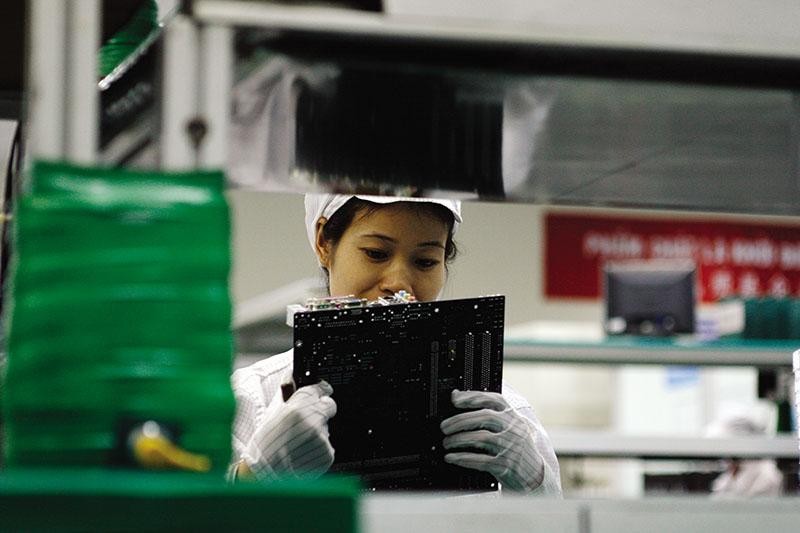 Việc Foxconn tại Bắc Giang mở rộng sản xuất được kỳ vọng góp phần tạo năng lực mới cho nền kinh tế. Ảnh: Đ.T