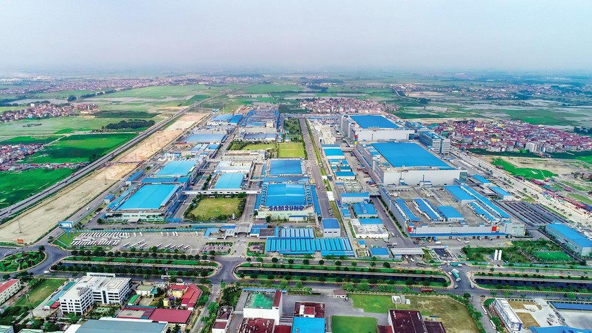 Nhiều dự án nhà ở “ăn theo” Nhà máy Samsung Thái Nguyên. Ảnh: Dũng Minh