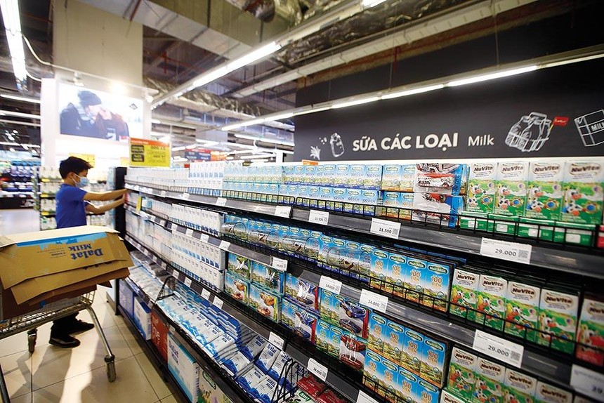 Các sản phẩm sữa Việt có chất lượng tốt và được nhiều người tiêu dùng trong nước lựa chọn Ảnh: Đức Thanh