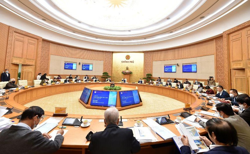 Phó thủ tướng Chính phủ Lê Văn Thành chủ trì Hội nghị thẩm định Quy hoạch vùng ĐBSCL (Ảnh VGP)