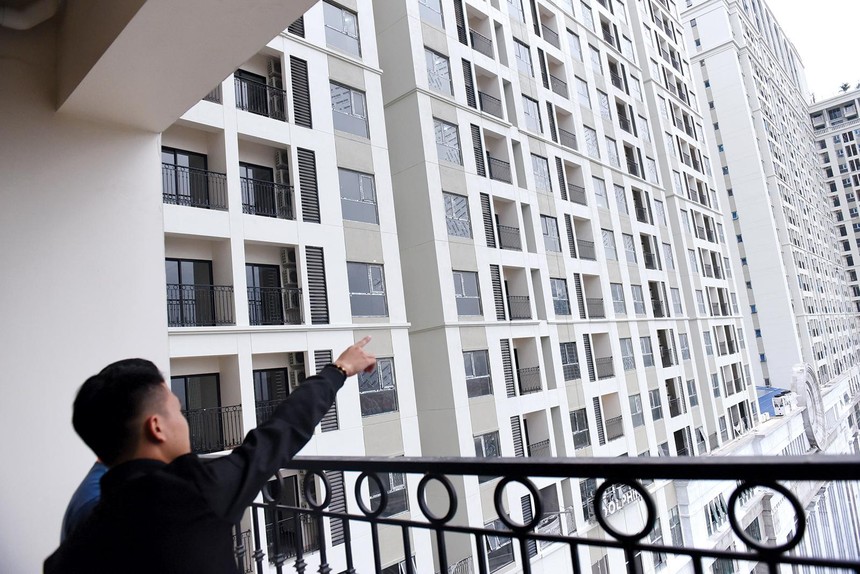 Nguồn cung khan hiếm đẩy giá nhà chung cư tại Hà Nội tăng cao. Ảnh: Dũng Minh