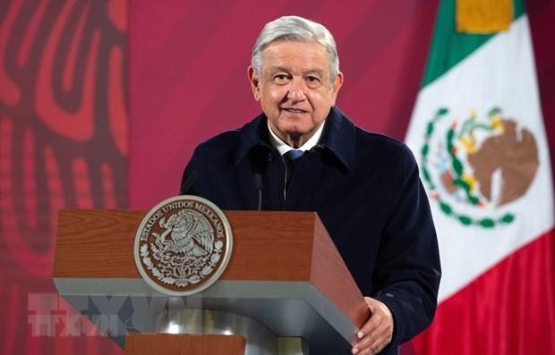 Tổng thống Mexico Andres Manuel Lopez Obrador. (Ảnh: AFP/TTXVN)