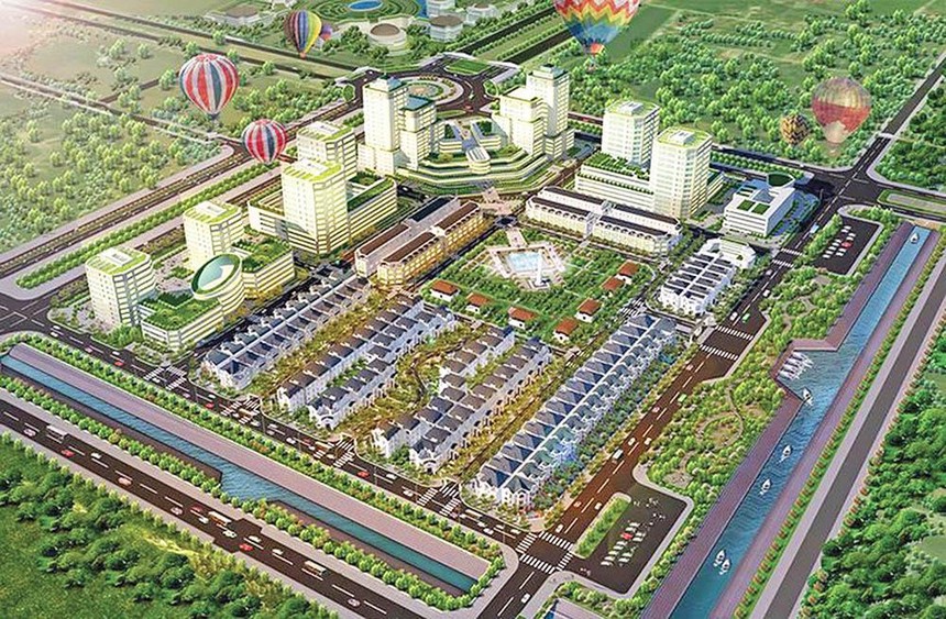 Mô hình Dự án Khu công viên phần mềm, công nghệ thông tin tập trung tỉnh Thừa Thiên Huế.