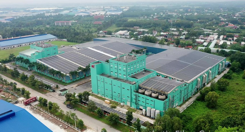 Nhà máy của STK đều sử dụng điện mặt trời áp mái nhằm giảm thiểu phát thải carbon 