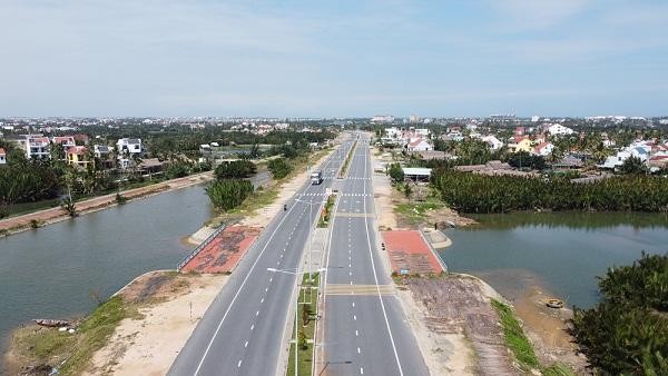 Tuyến đường ven biển trên địa bàn tỉnh Quảng Nam.