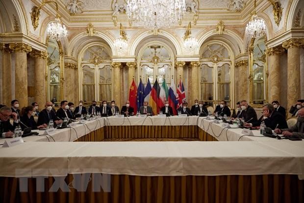 Quang cảnh vòng đàm phán khôi phục thỏa thuận hạt nhân Iran tại Vienna, Áo ngày 27/12/2021. (Ảnh: AFP/TTXVN) 