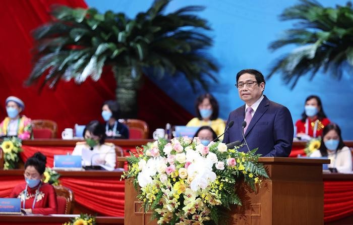 Thủ tướng Chính phủ Phạm Minh Chính phát biểu tại Đại hội.