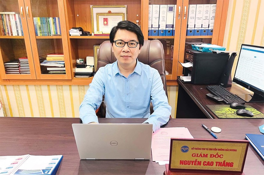 Ông Nguyễn Cao Thắng, Giám đốc Sở Thông tin và Truyền thông tỉnh Hải Dương