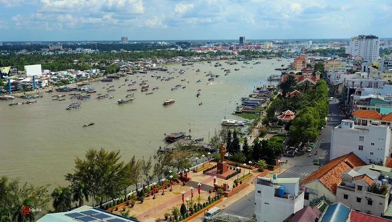 Tuyến phố đi bộ Ninh Kiều nằm trên đoạn đường Hai Bà Trưng, khu vực Bến Ninh Kiều dự kiến sẽ ra mắt vào dịp lễ 30/4/2022. Ảnh: Triệu Vinh